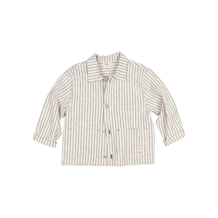 Buho Linen Stripes Jacket - Only