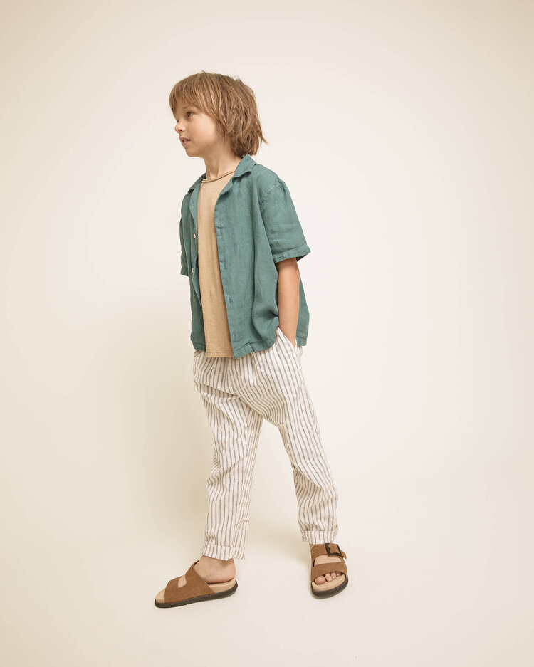 Buho Linen Stripes Pants - Only