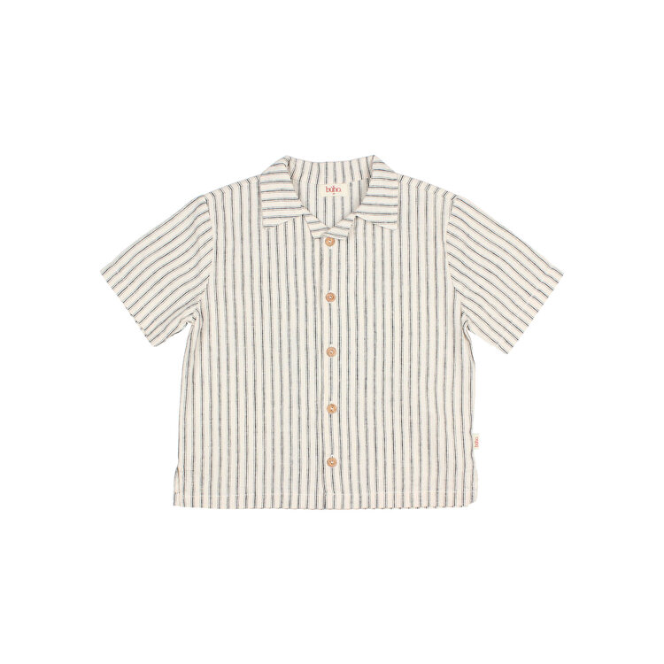 Buho Linen Stripes Shirt - Only