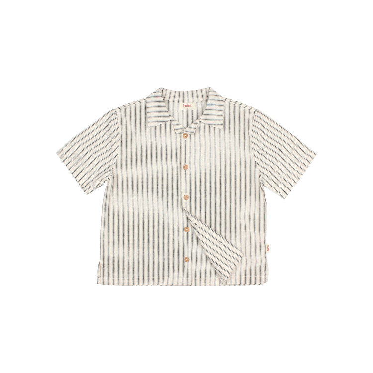 Buho Linen Stripes Shirt - Only