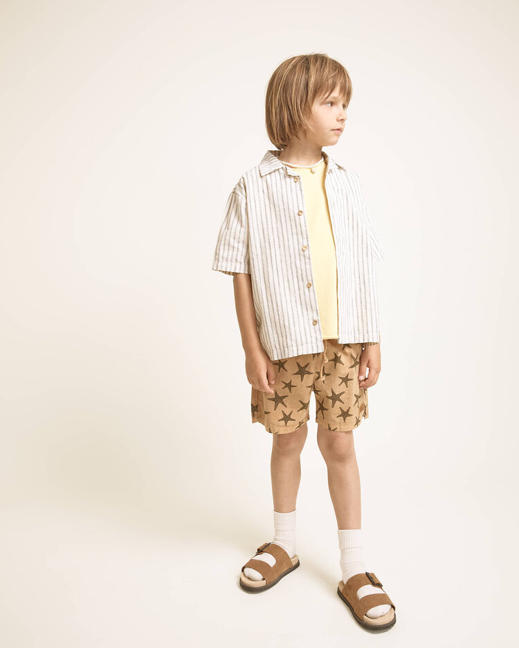 Buho Linen Stripes Shirt - Only