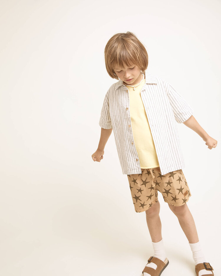 Buho Linen Stripes Shirt - Only