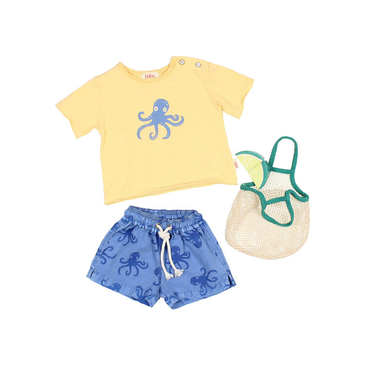 Buho Octopus Swimsuit - Surf Blue