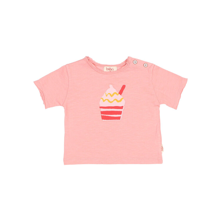 Buho Ice Cream T-shirt - Sugar Pink
