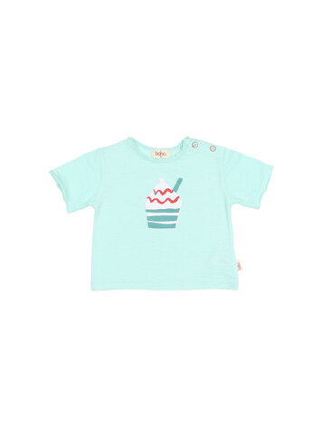 Buho Ice Cream T-shirt - Aqua