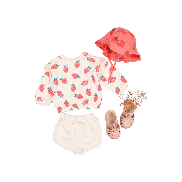 Buho Strawberry Bob Hat - Soft Coral