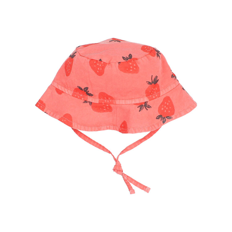 Buho Strawberry Bob Hat - Soft Coral