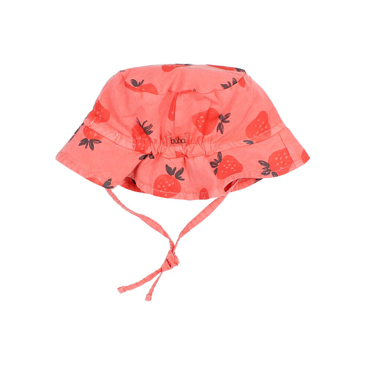 Buho Strawberry Bob Hat - Soft Coral