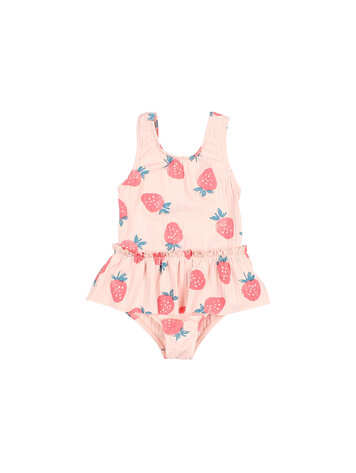 Buho Strawberry Maillot - Cream Pink