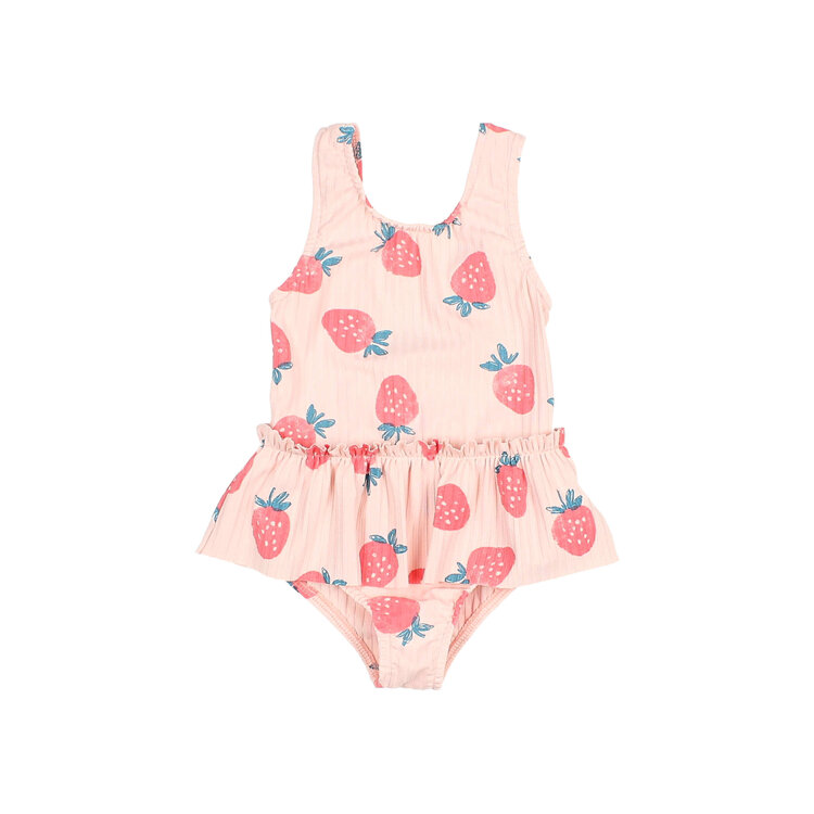 Buho Strawberry Maillot - Cream Pink