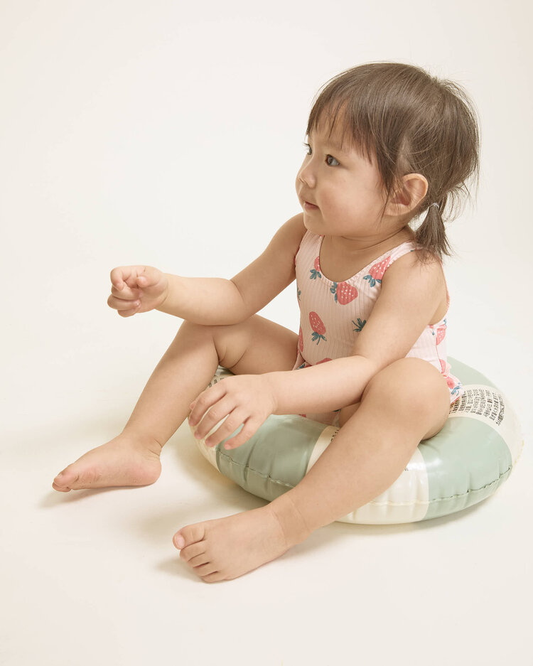 Buho Strawberry Maillot - Cream Pink