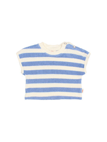 Buho Terry Stripes T-shirt - Bluette
