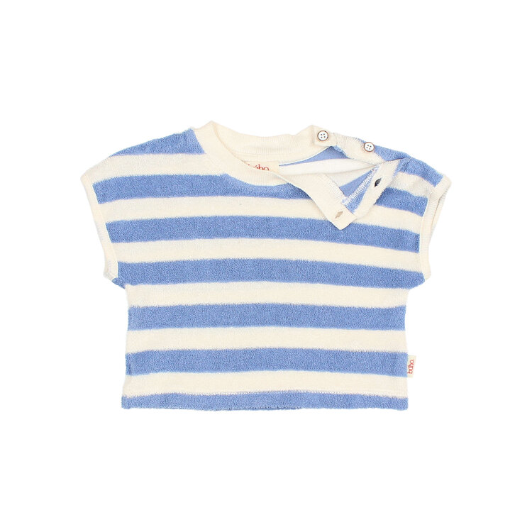 Buho Terry Stripes T-shirt - Bluette