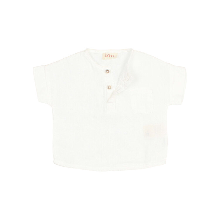 Buho Linen Shirt - White
