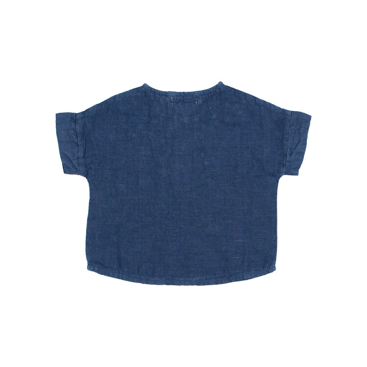 Buho Linen Shirt - Navy