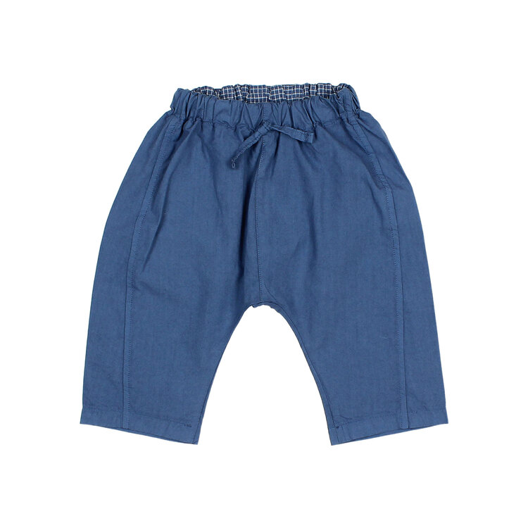 Buho Poplin Pants - Navy