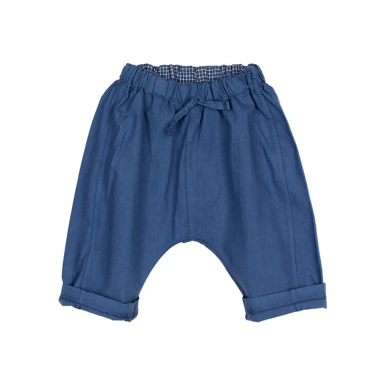 Buho Poplin Pants - Navy