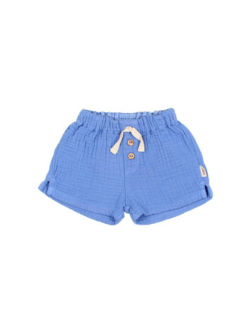 Buho Muslin Shorts - Ocean Blue
