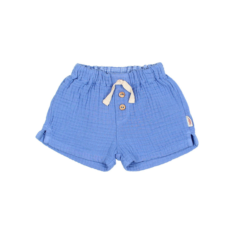 Buho Muslin Shorts - Ocean Blue