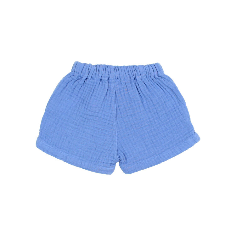 Buho Muslin Shorts - Ocean Blue
