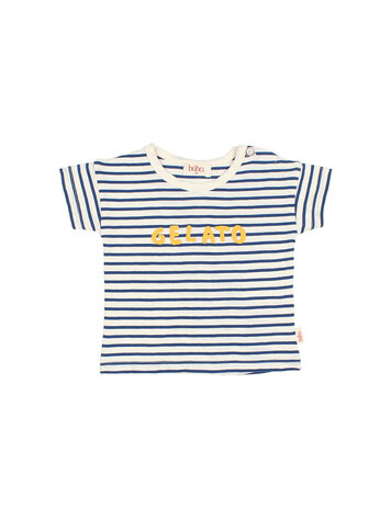 Buho Stripes T-shirt - Navy
