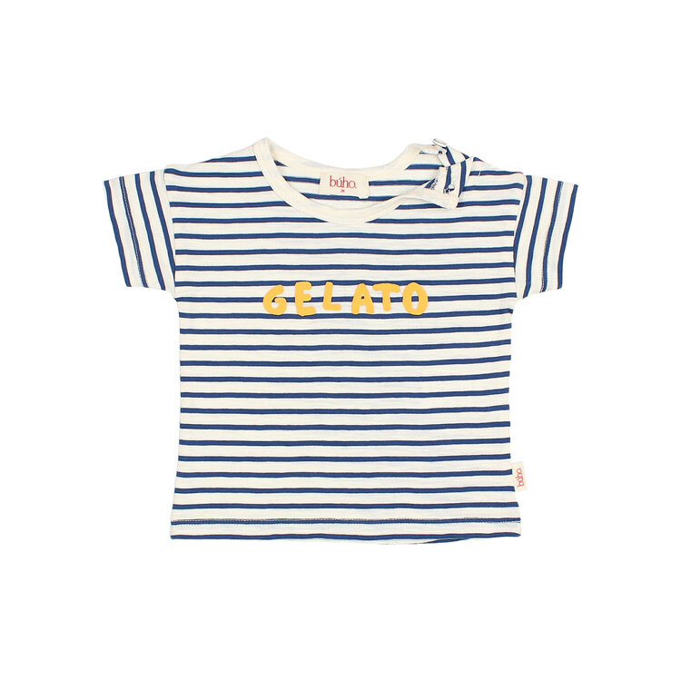 Buho Stripes T-shirt - Navy