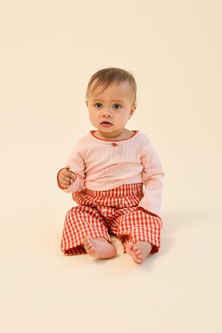 Flöss Molly Pineberry Pants - Red/Pink Berry