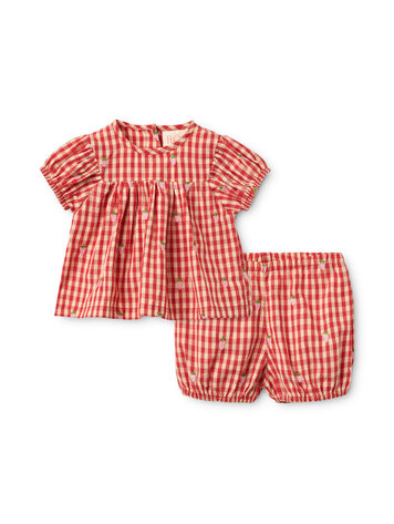 Flöss Molly Pineberry Baby SS Set - Red/Pink Berry