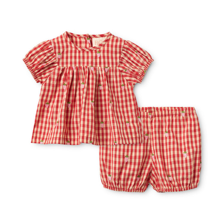 Flöss Molly Pineberry Baby SS Set - Red/Pink Berry