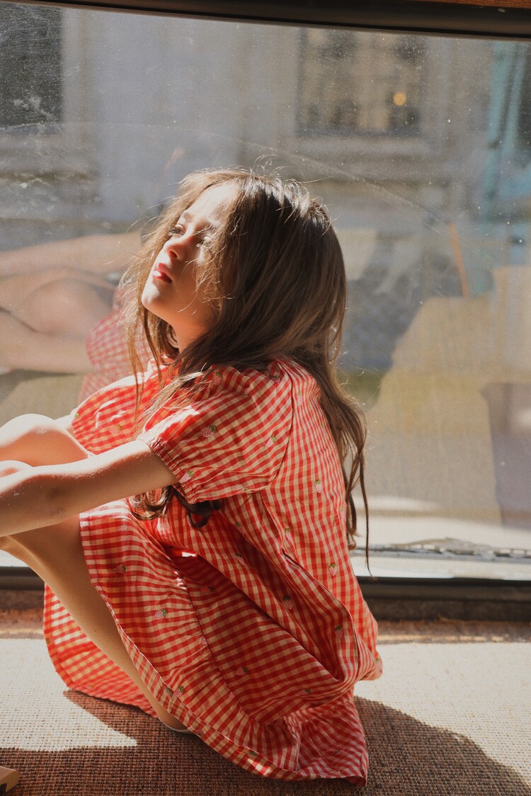 Flöss Molly Pineberry Dress - Red/Pink Berry