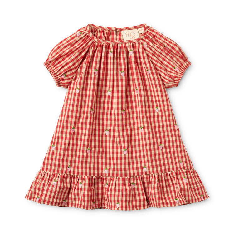 Flöss Molly Pineberry Dress - Red/Pink Berry