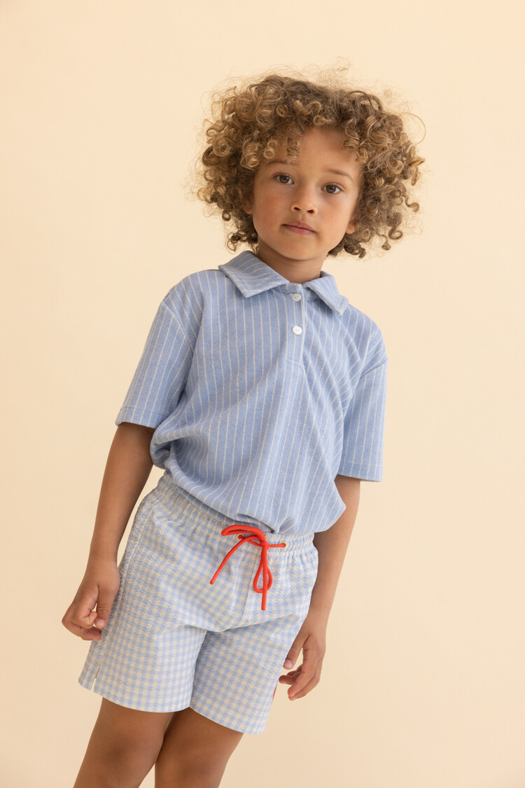 Flöss Ocean Swim Shorts - Blue Gingham