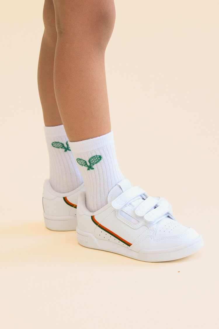 Flöss Vitus Socks 2-pack - White Green