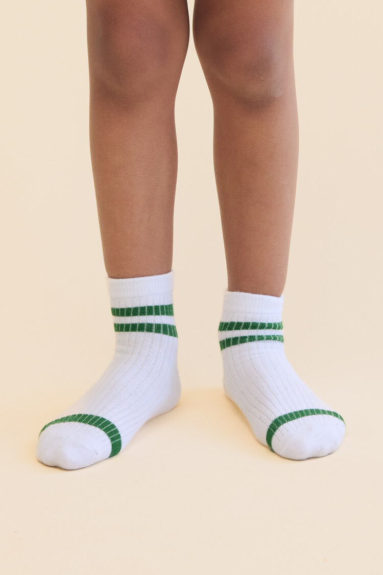 Flöss Vitus Socks 2-pack - White Green