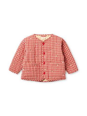 Flöss Molly Pineberry Jacket - Red/Pink Berry Gingham