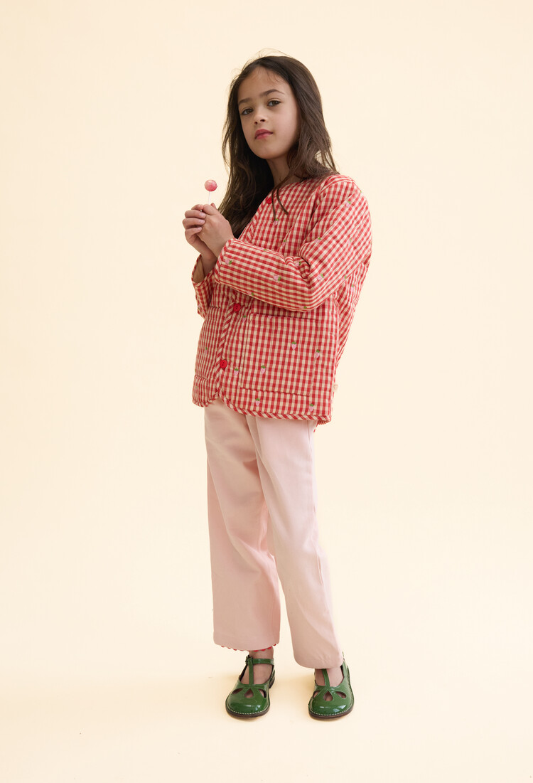 Flöss Molly Pineberry Jacket - Red/Pink Berry Gingham