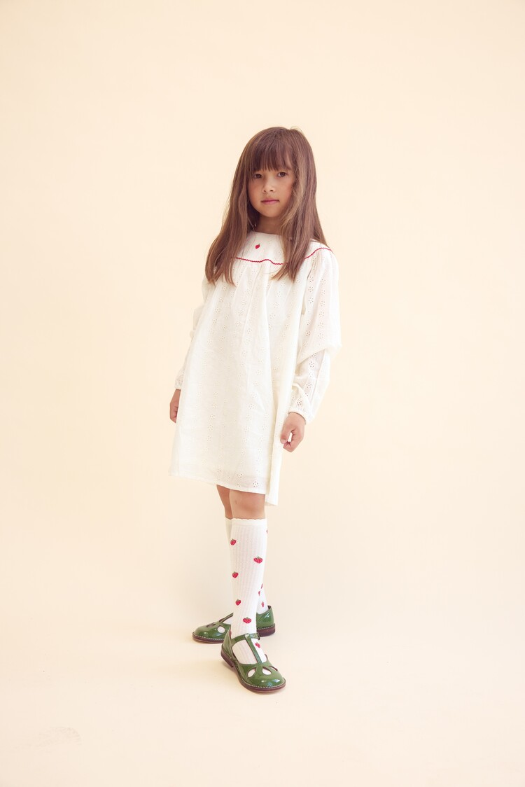 Flöss Claire Dress - Ivory White