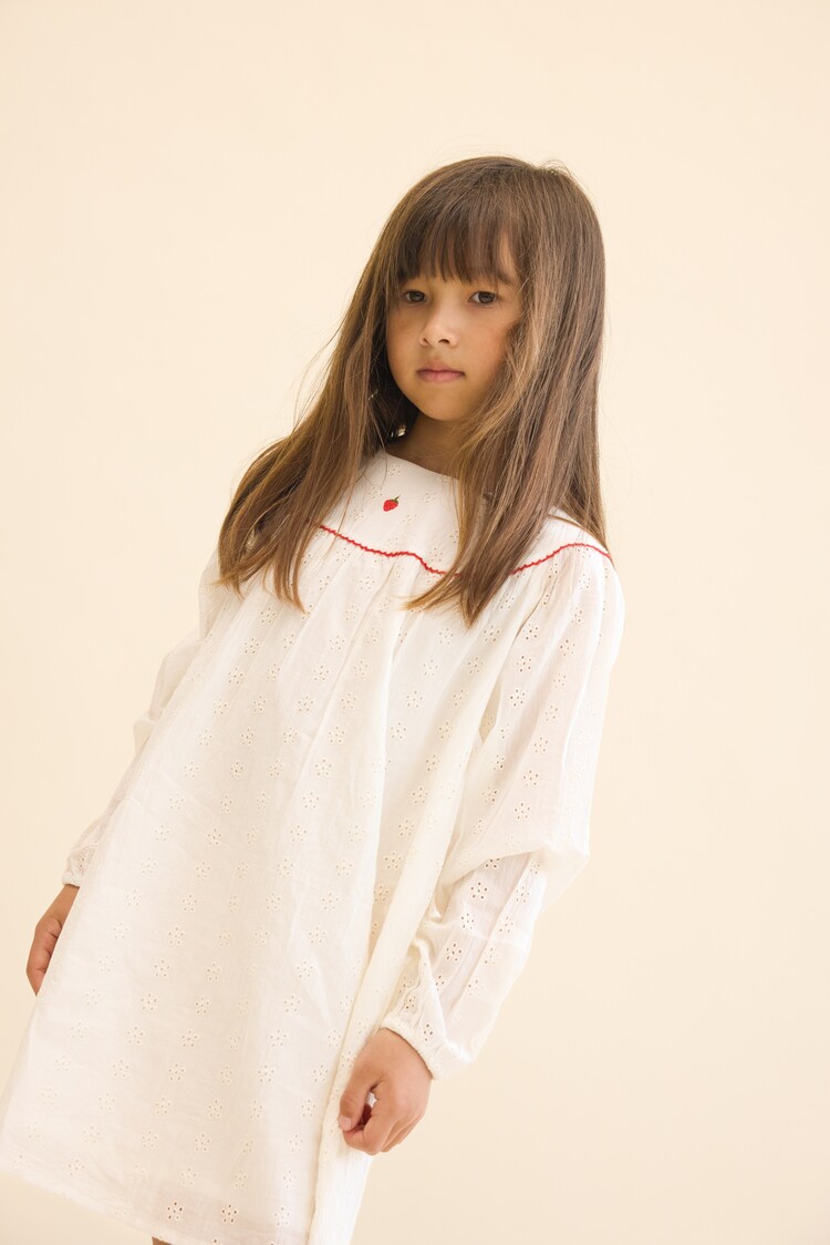 Flöss Claire Dress - Ivory White