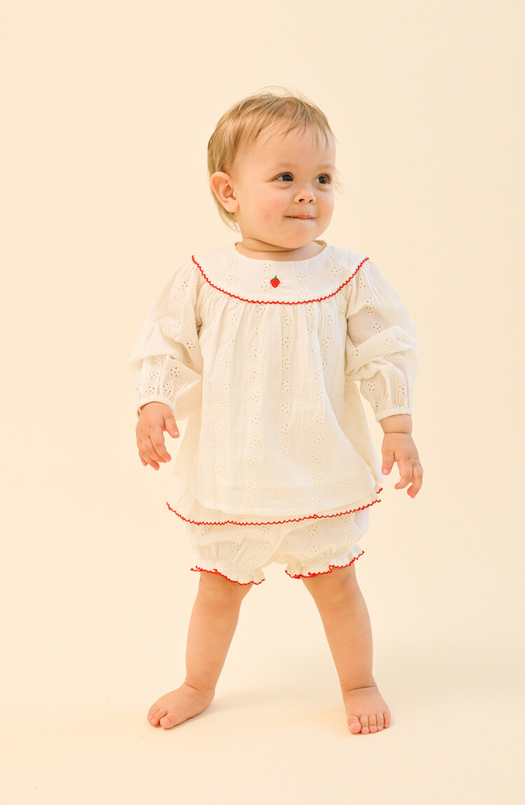 Flöss Claire Blouse - Ivory White