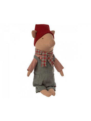 Maileg Christmas Pig, Medium - Boy