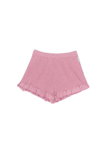 Mipounet Zoe Flammé Short - Ecru/Pink