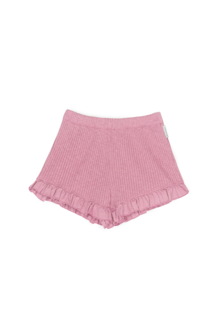 Mipounet Zoe Flammé Short - Ecru/Pink