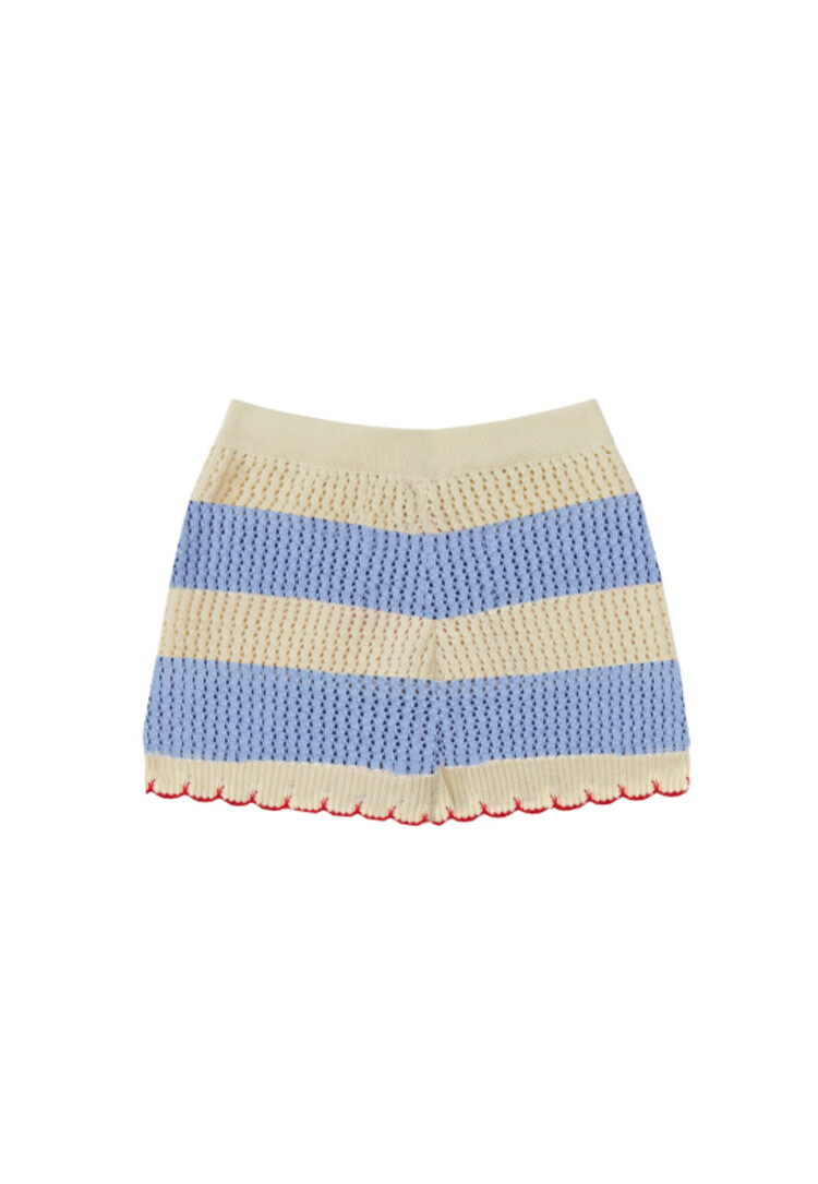Mipounet Vita Short - Ecru/Blue