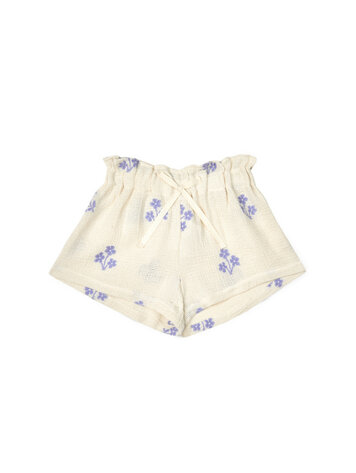 Mipounet Sandrine Short - Ecru/Blue