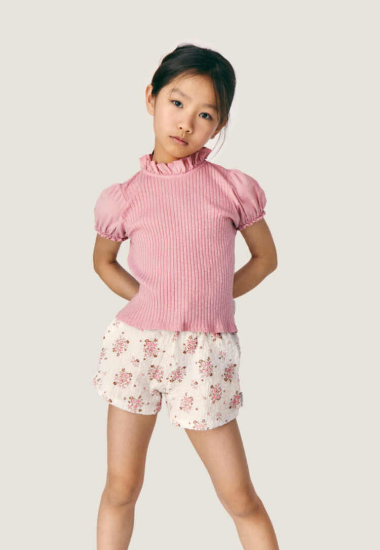Mipounet Paloma Short - Ecru/Pink