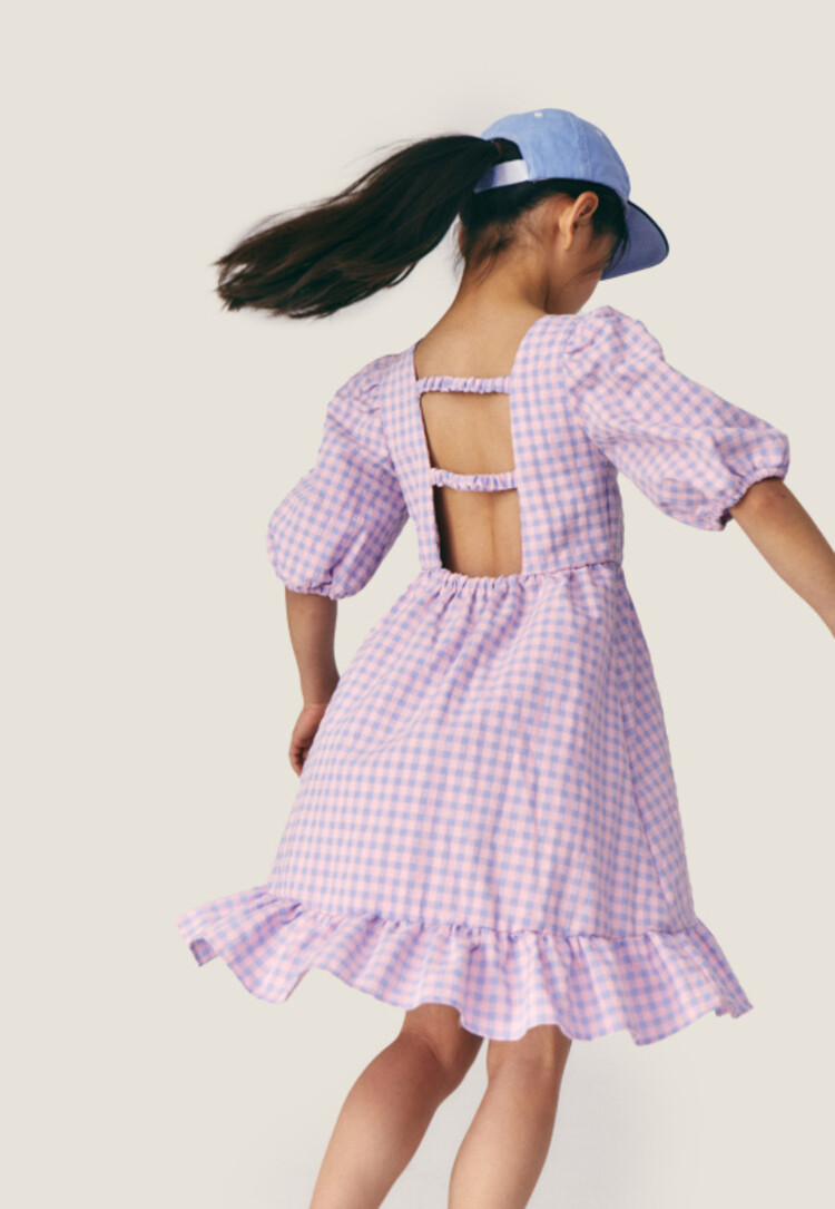 Mipounet Olie Dress - Lilac/Pink