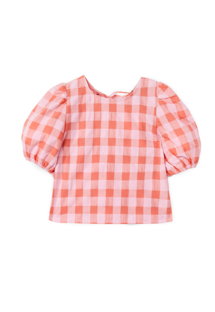 Mipounet Mirelle Blouse - Pink/Coral