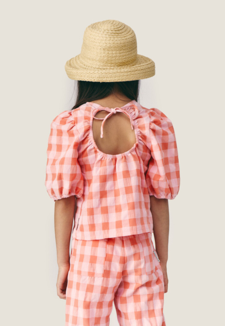 Mipounet Mirelle Blouse - Pink/Coral