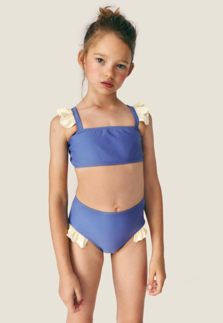 Mipounet Lona Swimwear - Ecru/Blue