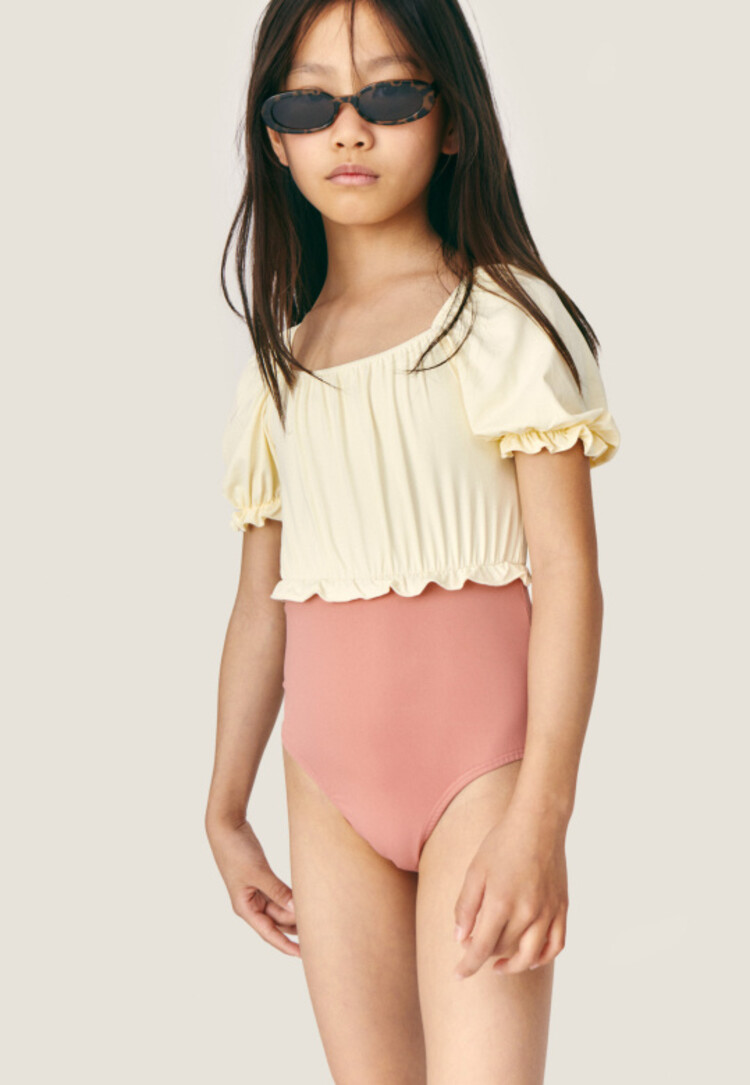 Mipounet Elise Swimwear - Ecru/Terracota
